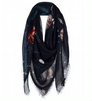 Платок Valentino In Dark Blue оригинал