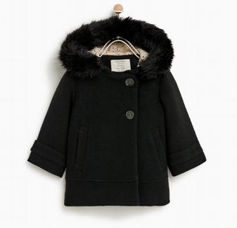 Новое с бирками пальто Zara 98 размер