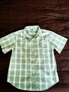 Рубашка новая летняя для мальчика. 6-8 лет
