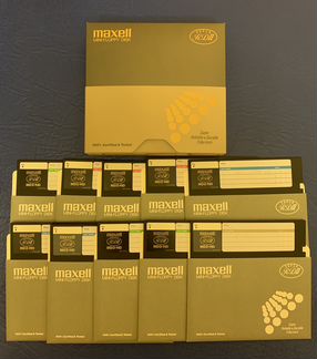 Дискеты 5.25 дюйма. Maxell,Изот,Budget