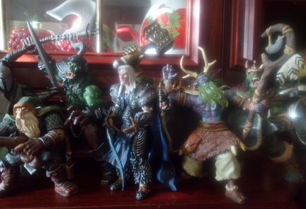 Вся коллекция старых фигурок Warcraft Варкрафт WoW