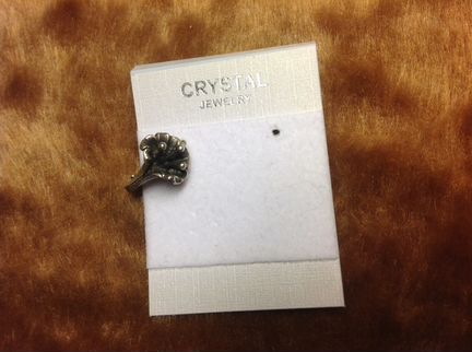 Серьга Серебрянная 1 штука