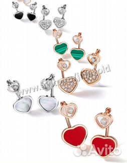 Золотые серьги Chopard