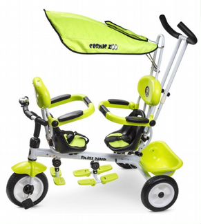 Велосипед для двойняшек, погодок