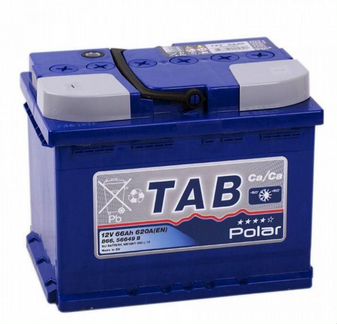 Аккумулятор Tab Polar 66Ач прямая полярность
