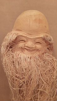 Маска деревянная, из пальмы