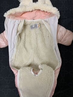 Комбинезон конверт зимний на выписку для девочки