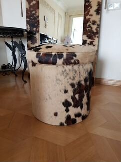 Пуф в шкуре