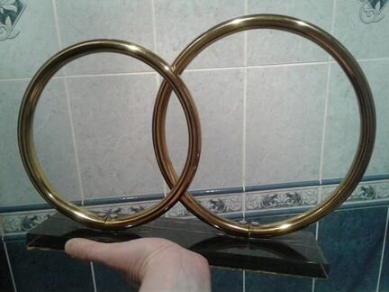 Свадебное украшение. Кольца