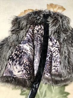 Итальянская шуба из чернобурки