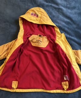 Ветровка и флисовая кофта для девочки 104