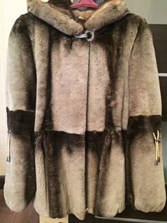 Шуба «автоледи» из стриженного кролика