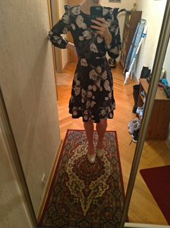Платье в цветы