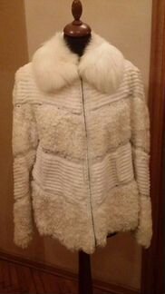 Белая шубка греция кролик барашек