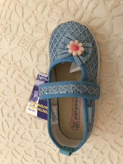 Туфли новые для девочки, Котофей, разм.26
