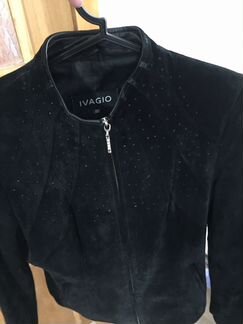 Замшевый пиджак, куртка 44-46