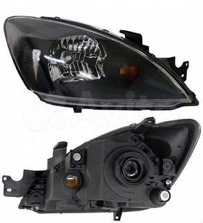 Фара Mitsubishi Lancer 03-07 черная