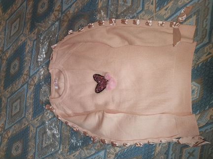 Джемпер для девочки Colabear нежно-розовый