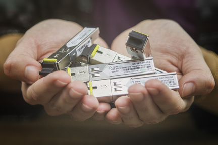 Оптический трансивер qsfp+ 40G 4х SFP +SR AOC 5м