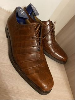 Туфли Zilli крокодил оригинал,43 размер