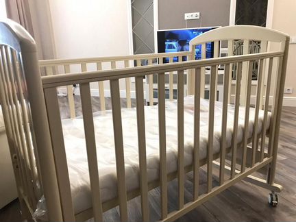 Детская кроватка Papaloni Джованни качалка 120х60