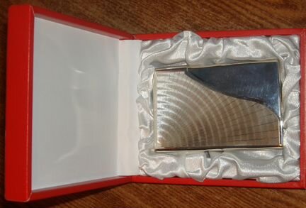 Серебряная визитница