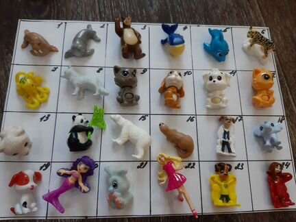 Киндер разные серии много