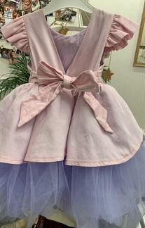 Пышное платье на годик или новый год 80-86