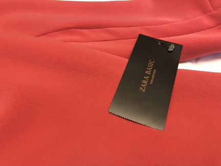 Платье Zara розовое L 44-46