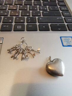 Антикварные серебряные подвески Португалия