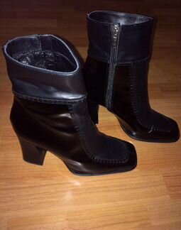 Ботильоны из натуральной кожи