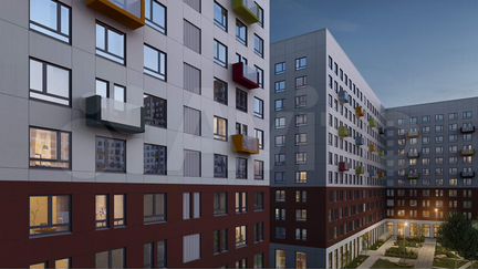 1-к квартира, 37.3 м², 7/22 эт.