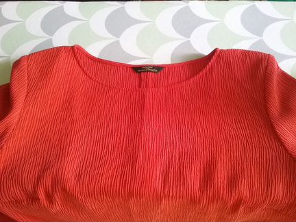 Платье красное, длинное Marks&Spencer