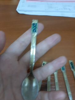 Набор чайных ложек,винтаж, Япония
