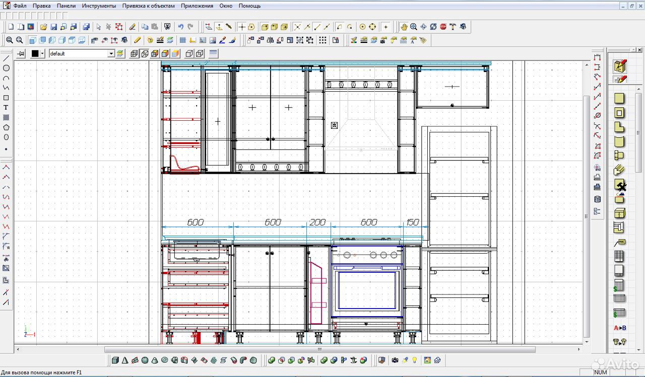 программа для моделирования мебели кухни