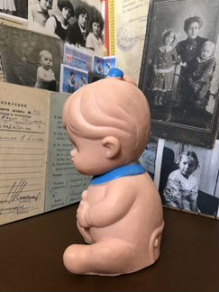 Раритет. Советская игрушка СССР - девочка с соской