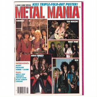 Журнал Metal Mania, #6, 1986 (USA)