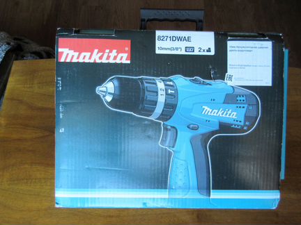 Аккумуляторная дрель-шуруповерт Makita 8271dwae