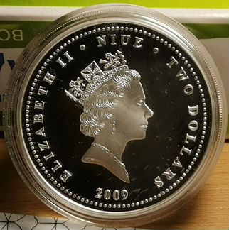 Ниуэ 1 доллар 2009г. Серебро 31.11гр