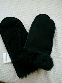 Варежки новые овчинка