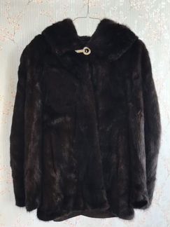 Шуба норковая с капюшоном 42-44