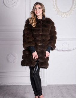 Шуба из песца