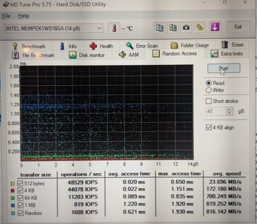 Intel Optane M10 16Gb - новый