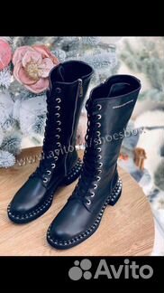 Ботинки Alexander Wang Зима натуральная кожа