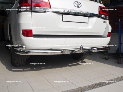 Фаркоп для Toyota Land Cruiser 200 хромированный