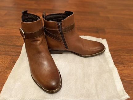 Ботинки кожаные