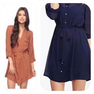 Платье рубашка Forever21