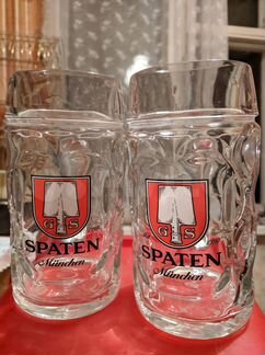 Кружки пивные 2 шт. Spaten. Мюнхен