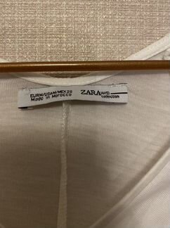 Блуза белая zara размер M