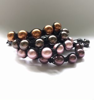 Браслет женский с бусинами Сваровски